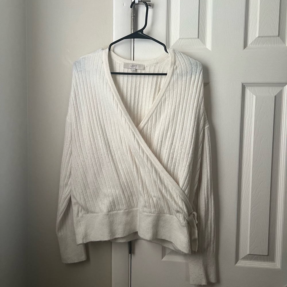 LOFT Wrap ballet sweater